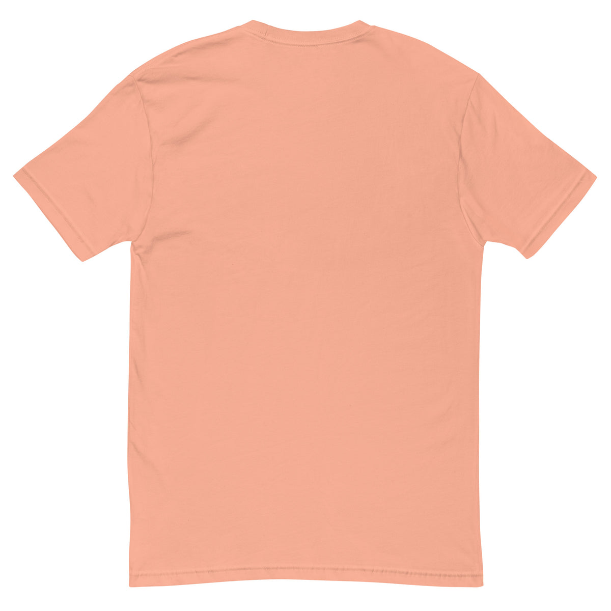 I'm Too Nice Tee, Desert Pink men's fitted t-shirt, back view